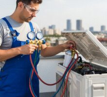 Заправка кондиционера фреоном