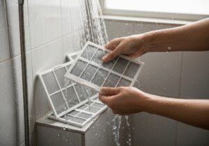 Чистка фильтров кондиционера своими руками