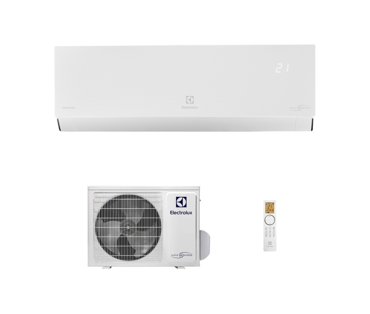 Инверторная сплит-система Electrolux ENTERPRISE WHITE Super DC Inverter EACS/I-12HEN-WHITE/N8_24Y