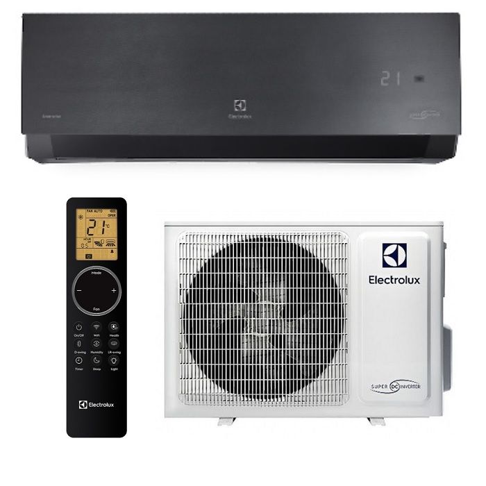 Инверторная сплит-система Electrolux ENTERPRISE BLACK Super DC Inverter EACS/I-18HEN-BLACK/N8_24Y